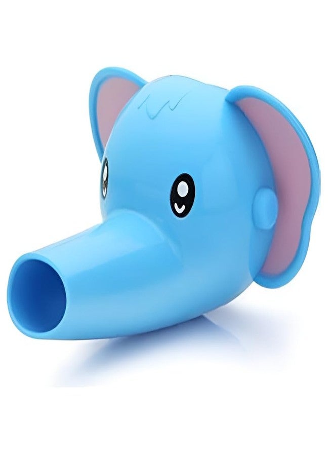 GION Elephant Water Tap Holder - Plastic Cartoon Crane Extender Water tap Faucet Extender for Kids and Children (Plastic) - Image 1